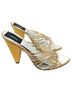 Marc Jacobs Gold Silver Heels Size 9 - photo 3