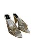 Marc Jacobs Gold Silver Heels Size 9 - photo 1