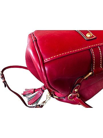 Dooney & Bourke large Florentine leather  Leather Satchel (view 2)
