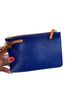 Dooney & Bourke Blue Leather Clutch One size - photo 3