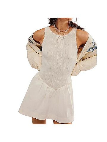 For Love & Lemons Billie Pointelle Casual Dress (view 1)