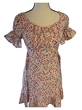 knee length dresses for ladies Jemma Mini Dress in White main image 1