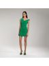 Self-Portrait Solid Green Cocktail Dress Size 0 - photo 6