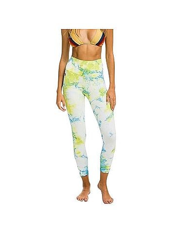 Aviator Nation Hand Dyed Cropped High Rise Leggings Leggings (view 1)