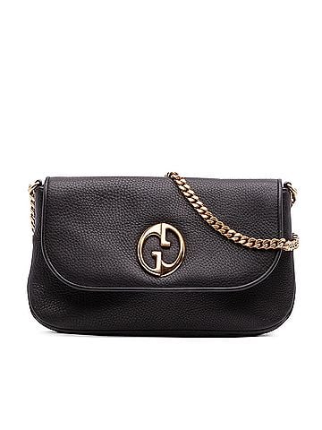 Gucci Medium Leather 1973 Chain Shoulder Bag (view 1)