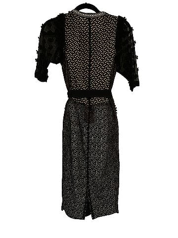 black mini dress knit Natalia Fedner Black SPARKLY KNIT MINI DRESS