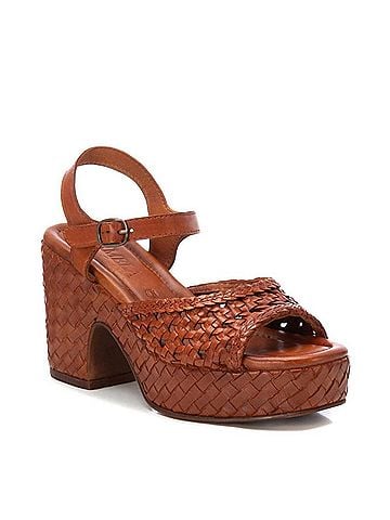 XTI Women's Carmela Leather Heel Sandals (view 2)