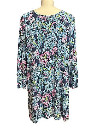 Lilly Pulitzer Hide Tide Navy Casual Dress (view 2)
