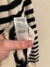 Everlane 50% Recycled Wool 50% Cashmere 5% Nylon 100% Cashmere Stripes Black White Pullover Sweater Size M - photo 5