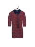 Alexia Admor 100% Polyester Tweed Red Blue Casual Dress Size 4 - photo 1