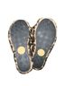 Ugg 100% Recycled Polyester 100% Sheepskin Animal Print Brown Black Sandals Size 7 - photo 2