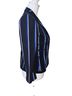 Club Monaco 97% Cotton 3% Spandex 100% Polyester Stripes Black Blue White Blazer Size 4X - photo 3