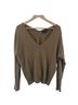 Nili Lotan 100% Cashmere Solid Brown Cashmere Pullover Sweater Size M - photo 1