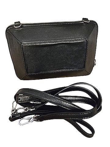 Karl Lagerfeld Paris Leather Crossbody Bag (view 2)