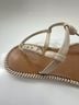 Schutz 100% Leather Ivory Sandals Size 7 - photo 4