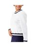 SMITH & QUINN Solid White Blue Long Sleeve Top Size L - photo 2