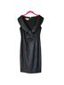 Kay Unger 100% Poly Leopard Print Black Cocktail Dress Size 4 - photo 1