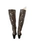 Vince Camuto 100% Leather Snake Print Brown Boots Size 5 1/2 - photo 2