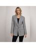 Karen Millen Plaid Gray Blazer Size 8 - photo 4