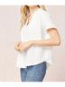 Entro White Classic Chic Top in Ivory Size 1X - photo 3