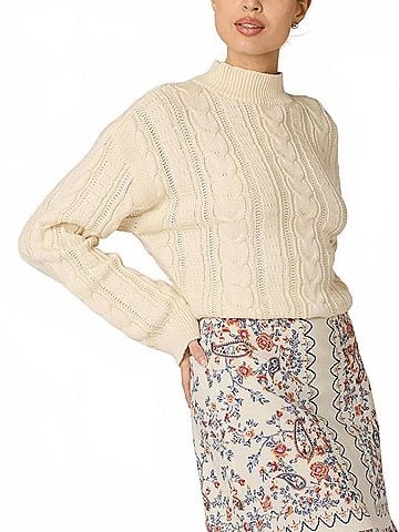Cleobella Janie Sweater in Ivory (view 2)