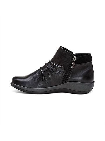 Aetrex Women's Luna Buckle Ankle Boot in Black (view 2)