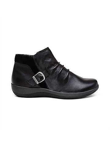 Aetrex Women's Luna Buckle Ankle Boot in Black (view 1)