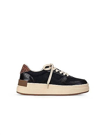 Yellow Box Women's Oberlin Flatform Sneaker in Black (view 1)
