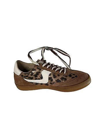 Mi.Im Women's Lace Up Sneakers in Coffee Leopard (view 1)