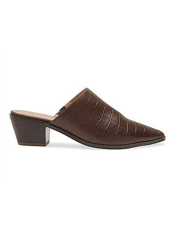 Chocolat Blu Women's Cellia Croco Heel in Brown (view 1)