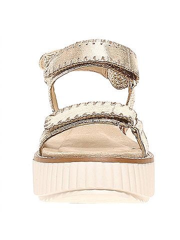 Pierre Dumas Women's Sweet 4 Sandal in Gold Combo (view 2)