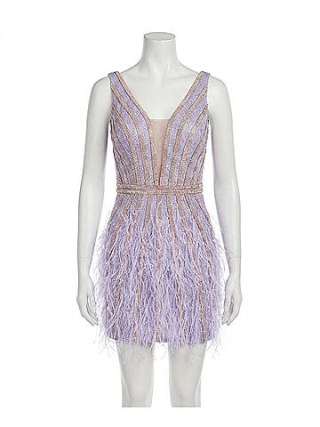 Jovani Madeline Dress in Lilac (view 1)
