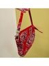 Vera Bradley 100% Cotton Damask Red Wristlet One size - photo 3
