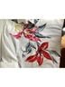 Chico's Floral White Multi Color Button-Down Shirt Size 20 - photo 7
