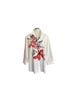 Chico's Floral White Multi Color Button-Down Shirt Size 20 - photo 1