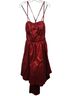 B. Darlin 60% Polyester 35% Nylon 5% Spandex 100% Polyester Solid Red Cocktail Dress Size 18 - photo 1