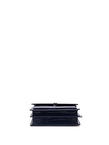 Saint Laurent Sunset Crossbody Bag Crocodile Embossed Leather Medium (view 2)