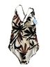 Shade & Shore Floral Multi Color One Piece Swimsuit Size S - photo 1