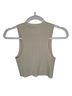 Aerie Tan White Tank Top Size S - photo 2