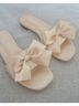 Kailee P. 100% Satin Tan Sandals Size 6 1/2 - photo 4