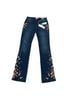 Driftwood Floral Blue Jeans Size 4 - photo 1