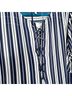 Cato 100% Polyester Stripes Blue White Long Sleeve Blouse Size 22 - photo 8