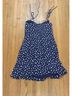 Reformation Polka Dots Blue Casual Dress Size 6 - photo 6