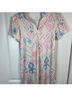 Dudley Stephens White Pink Blue Casual Dress Size M - photo 5