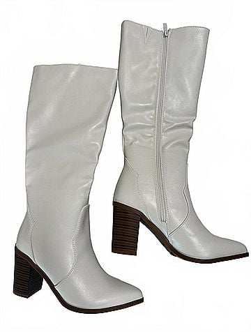 Top Moda Women's Regent Boots in White (view 2)