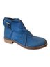 Free People 100% Leather Solid Blue Ankle Boots Size EU 37 - photo 1