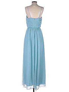 weddington way bridesmaid dresses V Neck Chiffon Dusty Sage Long Bridesmaid Dress – TANYA BRIDAL main image 1