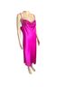 Bebe 100% Polyester Solid Pink Casual Dress Size L - photo 4