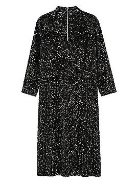 J. McLaughlin Leeza Sequin Velour Mock Neck Cocktail Dress (view 2)
