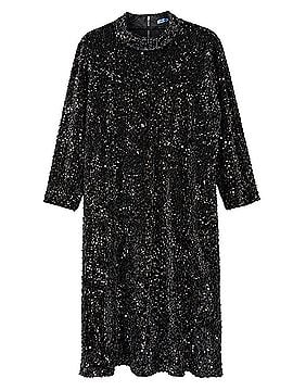 J. McLaughlin Leeza Sequin Velour Mock Neck Cocktail Dress (view 1)